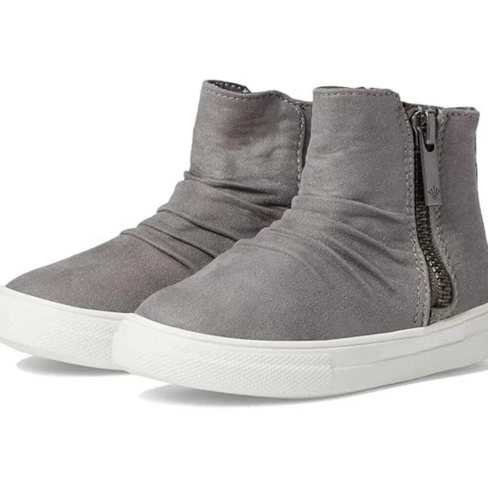 Nina Amanda Sneakers Toddler US 10 Gray White Round Toe Platform Shoes ZAP753